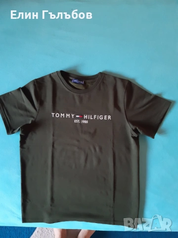 Тениска TOMMY HILFIGER EST. 1985, мъжка чисто нова, снимка 7 - Тениски - 54941148