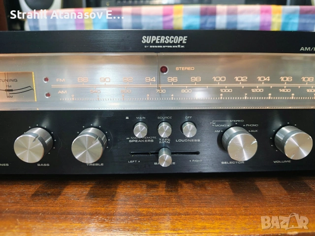 Superscope R-1232 (Marantz) Стерео Ресивър, снимка 8 - Ресийвъри, усилватели, смесителни пултове - 55286397