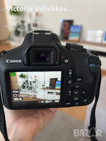 Фотоапарат Canon EOS 2000D, снимка 6 - Фотоапарати - 55302124
