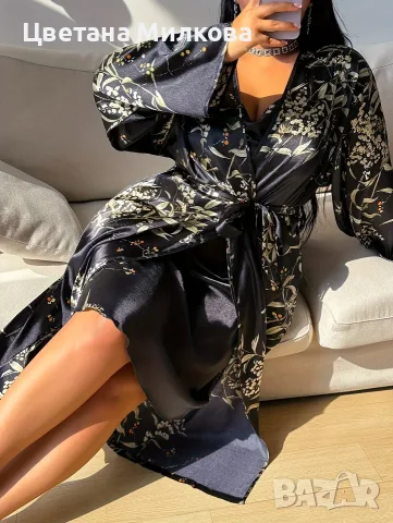 Нощница с халат 4 XL, снимка 3 - Нощници - 55408561