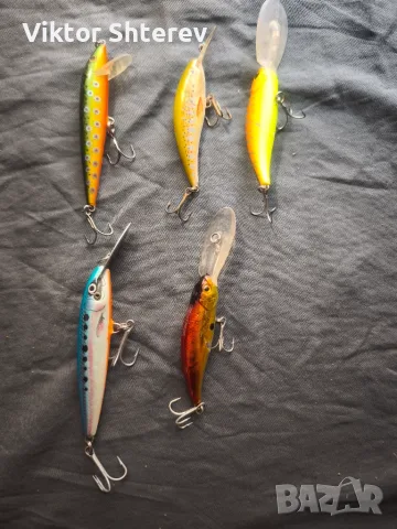 Комплект 5 бр. воблери – 2x Rapala, 2x Bassdream, Ugly Duckling