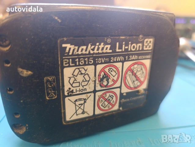 Рециклирана батерия Makita BL1815 – 18V / 3.0Ah, снимка 4 - Други инструменти - 54984970