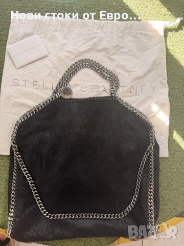 Оригинална чанта Stella McCartney Falabella Fold-Over Tote Bag със сертификат и нито една забележкa