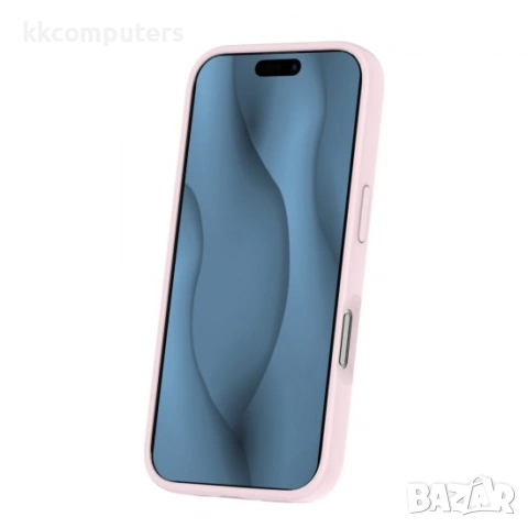 Кейс Silicone Thin Mag за iPhone 16 (6.1), светлорозов и Протектор, снимка 3 - Калъфи, кейсове - 54891020