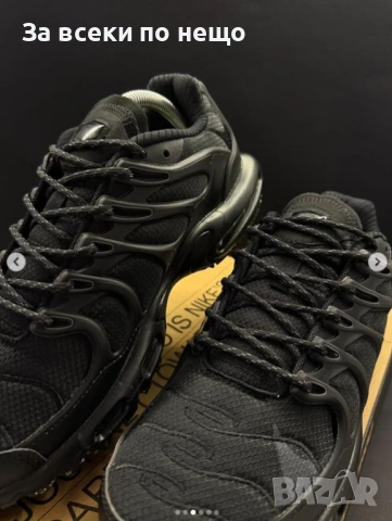 Nike Air Max Ts Triple Black Мъжки Маратонки С Кутия👟Мъжки Спортни Обувки Код Kixie7, снимка 3 - Маратонки - 54600142