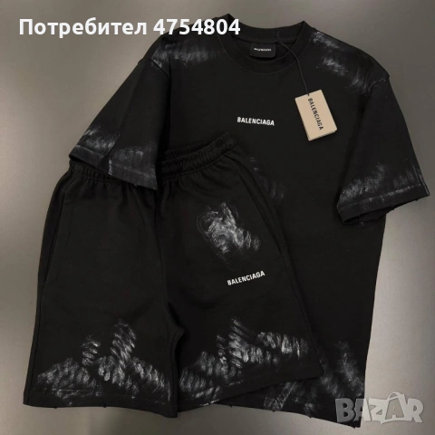 Най-високо качество мъжки комплекти Balenciaga / Burberry / Stone Island, снимка 6 - Спортни дрехи, екипи - 54585392