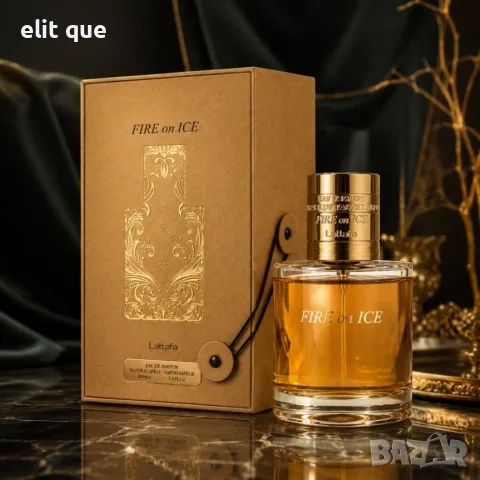 Lattafa Fire On Ice Eau de Parfum 100 мл – Завладяващ аромат за него и нея с къпина, канела, карамел, снимка 5 - Унисекс парфюми - 55339152