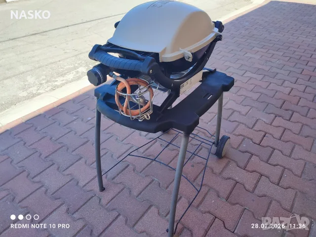 ГАЗОВО БАРБЕКЮ WEBER Q1000, снимка 16 - Барбекюта - 55458911