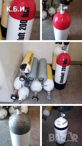 Продавам МЕНТАЛНА БУТИЛКА - 5L - 200 BAR - АТМОСФЕРИ работно налягане, снимка 8 - Въздушно оръжие - 54311832