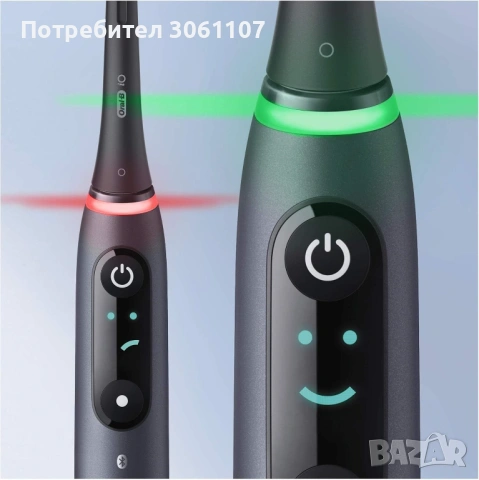 Акумулаторна електрическа четка за зъби Oral-B iO Series 8s с 1 дръжка и изкуствен интелект, черна, снимка 6 - Други - 54519688
