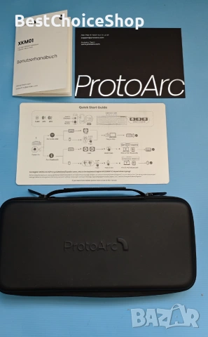 Комплект сгъваема клавиатура и мишка ProtoArc XKM01, безжична, сгъваема, Bluetooth Dual + 2.4G, снимка 3 - Клавиатури и мишки - 55054822