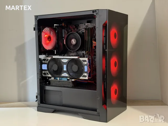 Геймърски компютър Ryzen 5 3600, GTX 1080, 32GB, снимка 2 - Геймърски - 55335453