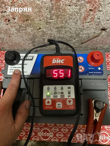 Нов акумулатор 55 амп/ч 540 А с гаранция усилен стартов ток, снимка 2 - Части - 55697191