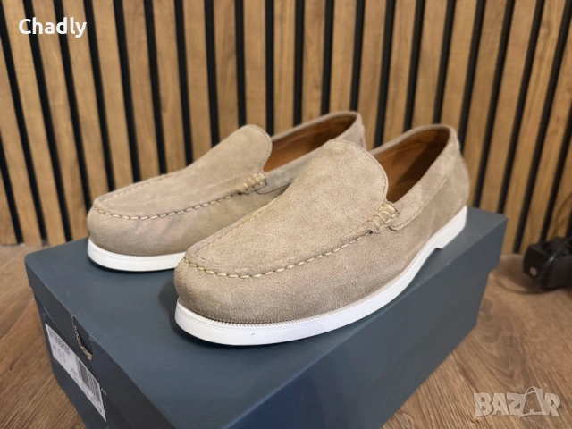 Велурени мокасини Ralph Lauren – Бежови – Размер 45