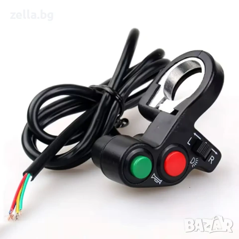Мултифункционален ключ за кормило 12V-48V за мотоциклет, електровелосипед, ATV – мигачи 10139, снимка 5 - Части за велосипеди - 54659077