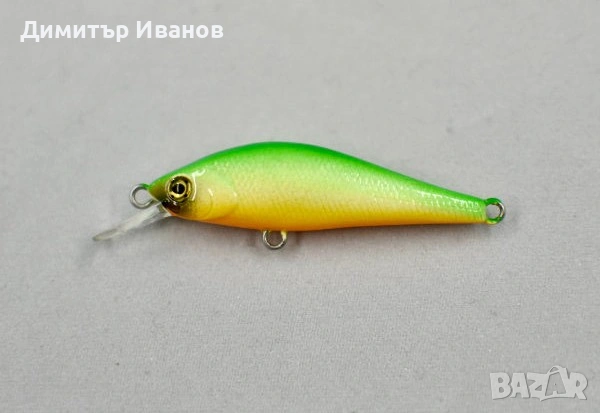 Чисто нов японски воблер Wilderness HO-KI MINNOW 50F, 50mm, 2.6g – цвят CHART ORANGE BELLY