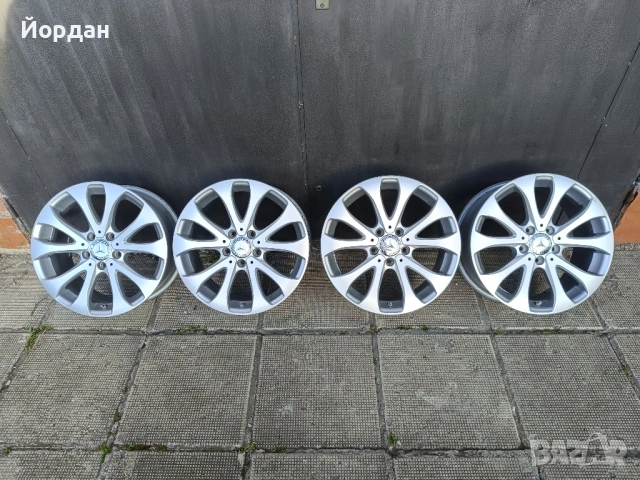 ОРИГИНАЛНИ джанти 17 ' цола 5x112 MERCEDES BENZ / МЕРЦЕДЕС 7,5J ET40 + датчици