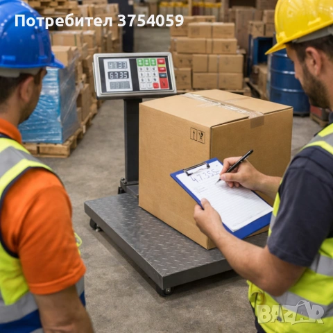 Сгъваем кантар до 1000кг - рифелова платформа, снимка 2 - Везни - 55178606