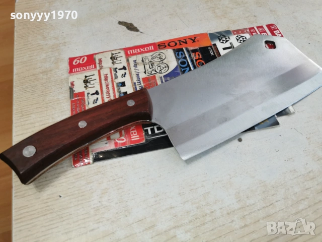 31СМ НОВ САТЪР С ДЪРВЕНА ДРЪЖКА 0806261737, снимка 5 - Ножове - 54823526