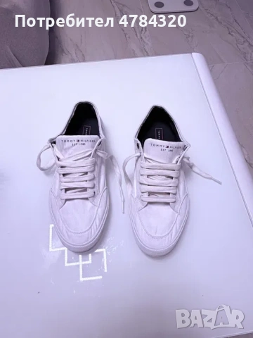 Tommy Hilfiger core corporate textile sneaker 41-42, снимка 7 - Спортни обувки - 54057811