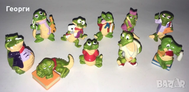 Ретро Киндер колекции от 90-те от Италия. Kinder пингвини, лъвове, жаби и панди., снимка 6 - Фигурки - 54149949