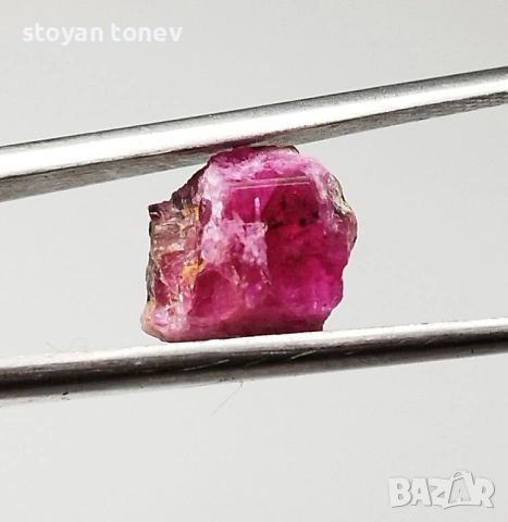 Един от най-редките скъпоценни камъни в света - 1.80 карата Natural Red Beryl (Bixbite) от Юта, САЩ!, снимка 9 - Други - 54772626