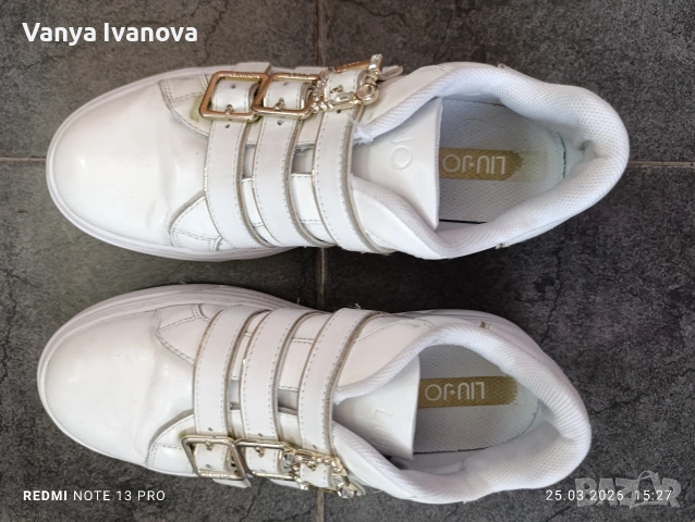 Liu Jo бели обувки естествена кожа 38 , снимка 8 - Дамски ежедневни обувки - 53973818