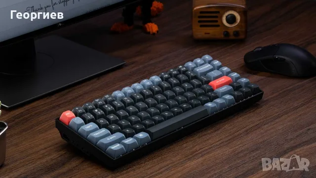 Keychron K2 Pro – Безжична Механична Клавиатура (QMK/VIA) – Пълен Комплект, Като Нова!