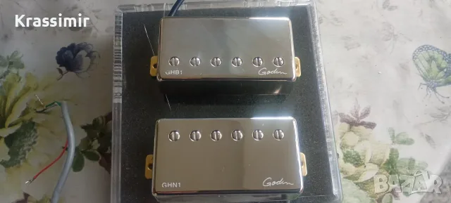 Godin Humbucker Set. Адаптери за китара.