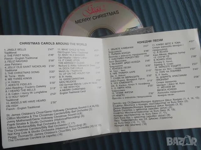 Merry Christmas / Christmas Carols Around The World - оригинален диск с коледни песни, снимка 2 - CD дискове - 55675926