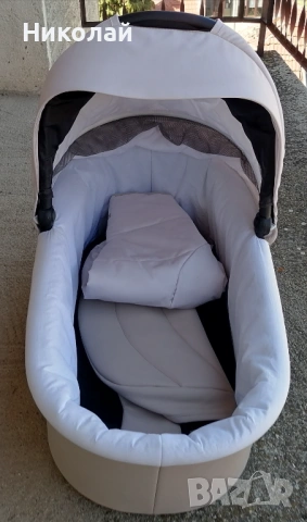 Бебешка количка Buba Karina Light 3в1, Latte, снимка 9 - Детски колички - 54313868