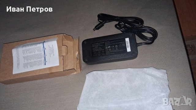 Зарядни За Ел. Велосипед Фишер 54.6v., снимка 3 - Велосипеди - 54742077