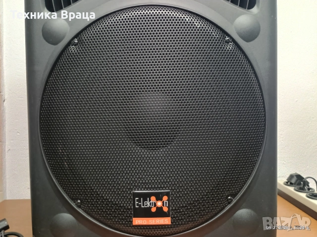 15 инчова караоке колона E-Lektron PRO SERIES. Перфектна. , снимка 4 - Тонколони - 55166096