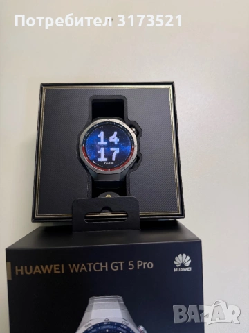 смарт часовник huawei gt 5 Смарт часовник Huawei Watch GT 5 Pro, 46mm, Titanium Case, Titanium Strap, снимка 10 - Смарт гривни - 54750446