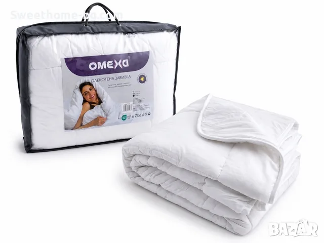 ЗАВИВКА ОЛЕКОТЕНА КАПИТОНИРАНА ЛЯТНА 180Г/М2. 200/220СМ. БЯЛО