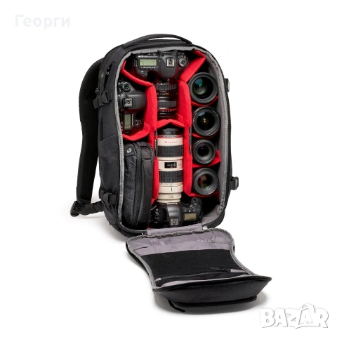 Manfrotto Flexloader L фото раница - нова, снимка 3 - Чанти, стативи, аксесоари - 54374444