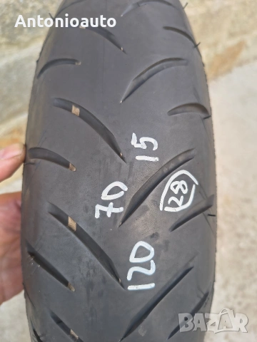 Гума Bridgestone Battlax SC2 120 70 15 56H гуми скутер, снимка 4 - Гуми и джанти - 55182161