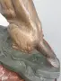 35см-3кг Carvin ЦAM статуетка/стара френска скулптура/фигура на куче/немска овчарка, снимка 11