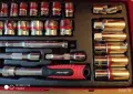 NEILSEN TOOLS гедоре /гидория 3/8",  33 части качествени вложки камъни комплект, снимка 2