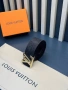 колани от естествена кожа в кутия Louis Vuitton 4см, снимка 6