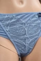 Комплект дамско бельо Hunkemöller – сутиен 75C и бикини XL, светлосиня дантела, снимка 3