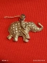 Сребърен медальон с формата на слон 🐘 и кристали амулет за здраве 14154, снимка 5