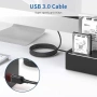 Висококачествен подсилен USB 3.0 кабел тип A към тип B с дължина 3 метра. , снимка 4