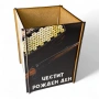 Дървена кутия тип кашпа с UV печат – различни дизайни, снимка 2