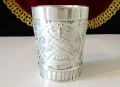 Калаена чаша за вино,конник,ангел,ловен знак. , снимка 5