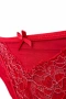 Дамско долнище Hunkemöller, размер M – червена дантела и тюл, снимка 3