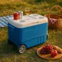Хладилна кутия Atlantic 45L, пасивна, с табла/с колела, снимка 1