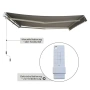 Електрическа тента Outsunny 5х3м, снимка 3