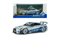 Nissan GT-R R35 Liberty Walk Silhouette 2020 - мащаб 1:43 на Solido моделът е нов в PVC дисплей-кейс, снимка 11