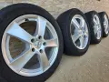 Продавам ОРИГИНАЛНИ джанти+гуми 17 ' цола 5x112 57,1 Audi a4,a6,a8 Pasat 4,5. 7J ET44 DEZENT, снимка 2
